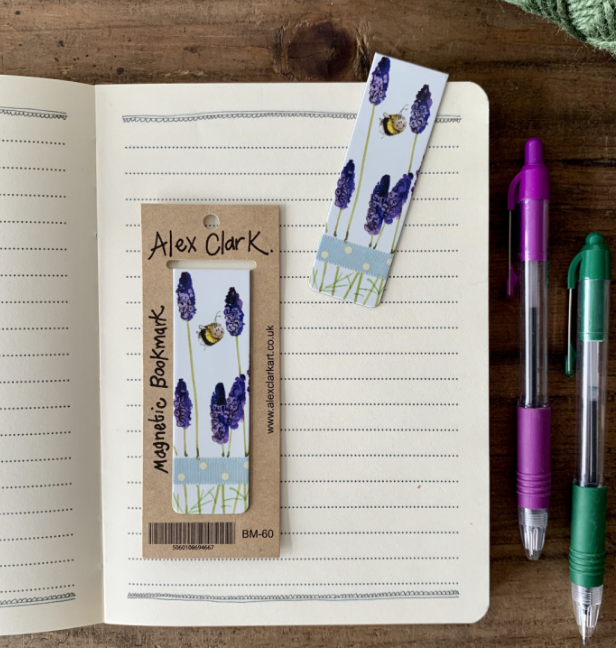 Lavender Magnetic Bookmark